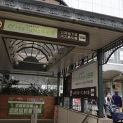 地元の人から支持される地下の商店街