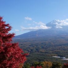 富士山の雄大な光景