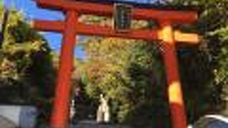 高台にある神社