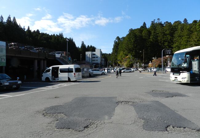 高野山参りの駐車場