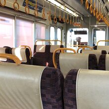 大和路快速の車内！