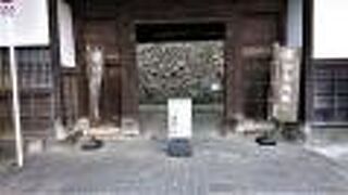 宇和島城の市街地側の入口