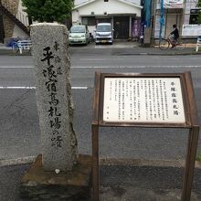 高札場所跡碑