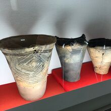 土器の展示