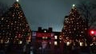 ”クリスマスイルミネーション”は、静粛なムードを味わうことができます！