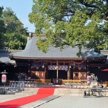 よく手入れされた境内だ