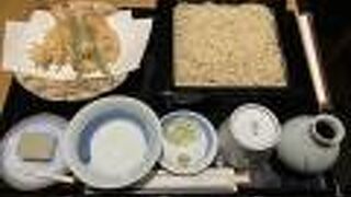 美味しい蕎麦を頂きました