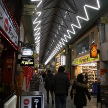 細い通りです。