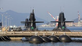 潜水艦をこんなに間近で見れる場所があるとは