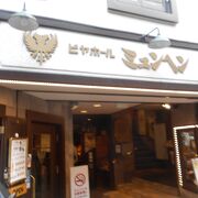 京都では老舗のビアホール
