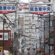 駅前の商店街