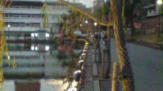 興福寺のそば、静かに散歩できる風流な池です