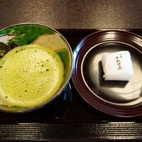 お抹茶と甘味で一息