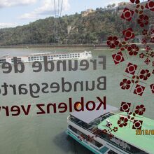 ケーブルカーからの眺め