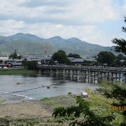 渡月橋近くの神社