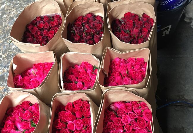 バンコクの花市場