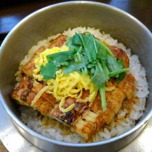鰻釜飯のセット