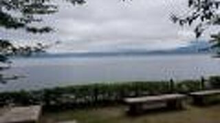 別府湾に面した眺めの良い公園