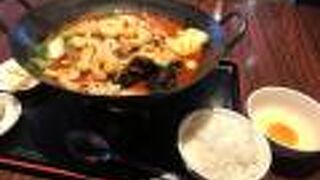 お手軽火鍋のお店。