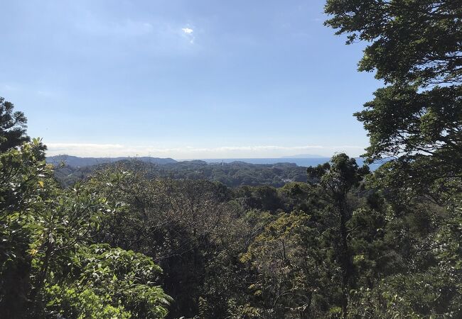 天園ハイキングコース上の絶景スポット