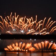 花火が上がりました