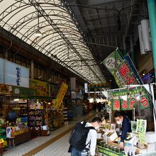 市場の入り口