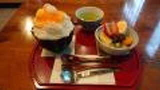 秋葉神社近くの和菓子屋兼甘味処