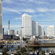 ラクシスフロント内部の展望室から