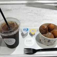 バターソルトドーナツ・アイスコーヒーセット、530円！