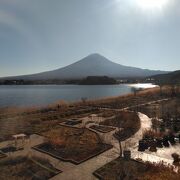 富士山を見ながらゆっくり出来ます。