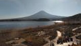 富士山を見ながらゆっくり出来ます。