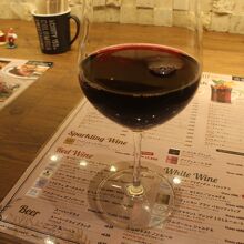 シラーワインを注文しました