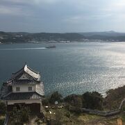 海が見える城では指折り