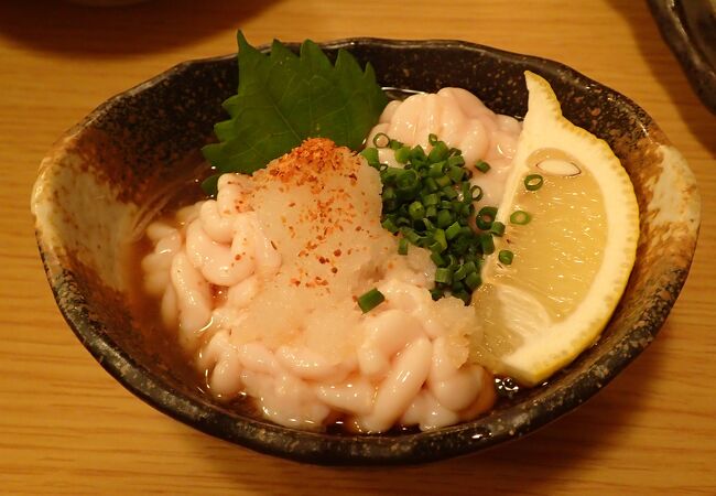 真鱈の白子を北海道では真だちと言う様です。この真だちを目当てに行きました！