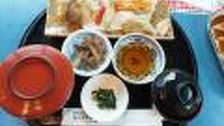 奥多摩水と緑のふれあい館内のレストラン@カタクリの花