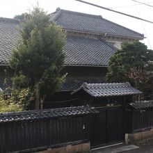 ２階から見た蒲原宿本陣