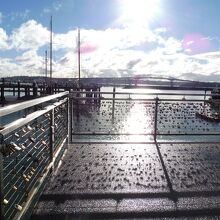 サイロパークの展望台から見るサイロ マリーナ