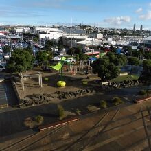 展望台から児童公園部分を眺める