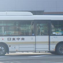前橋駅前に停車していた日本中央バスの路線バス