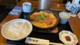 チキンカツ煮土鍋和風だし仕立て！