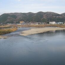 三次市内、巴橋からの景観。