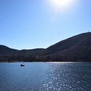 赤城山の山頂付近の人気観光地、大沼