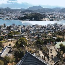 空から尾道を見下ろす