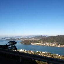屋島へ登る途中からの風景。