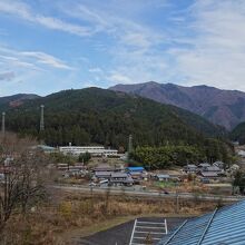 公園は高台にあります