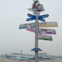 展望台の方向塔