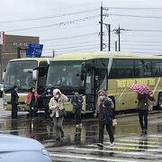 大きな駐車場