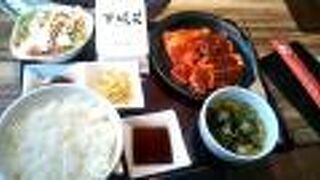 また焼肉ランチを