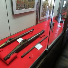 鉄砲の展示