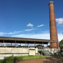炭坑節に歌われた赤煉瓦の煙突